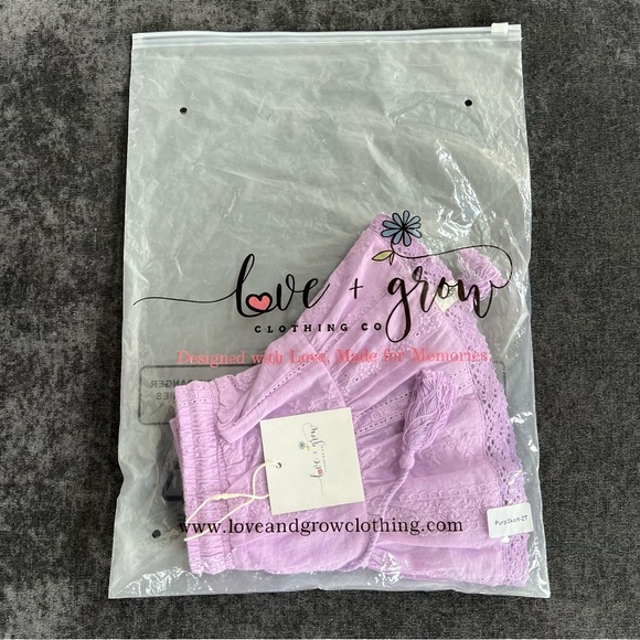NWT Love & Grow Purple Skort Size 2T - Picture 6 of 6
